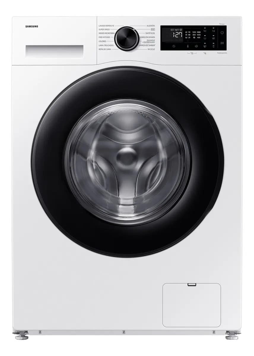 Lavarropas Samsung Ecobubble Ww10cgc04daebg 10.5kgs White Color Blanco