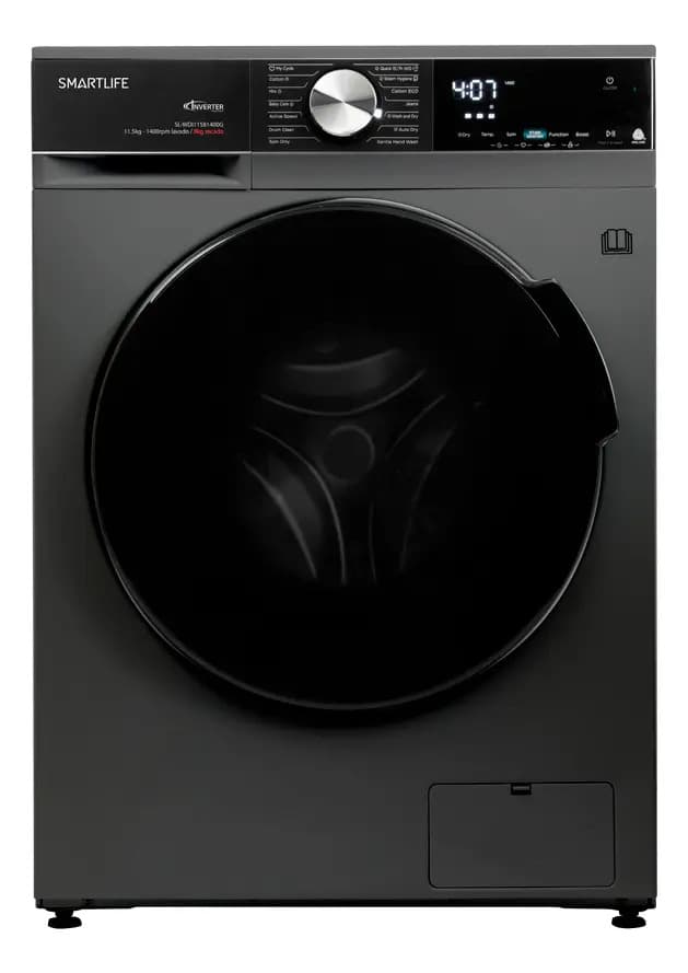 Lavasecarropas Smartlife Sl-wdi11581400g Inverter 11.5kg Color Gris