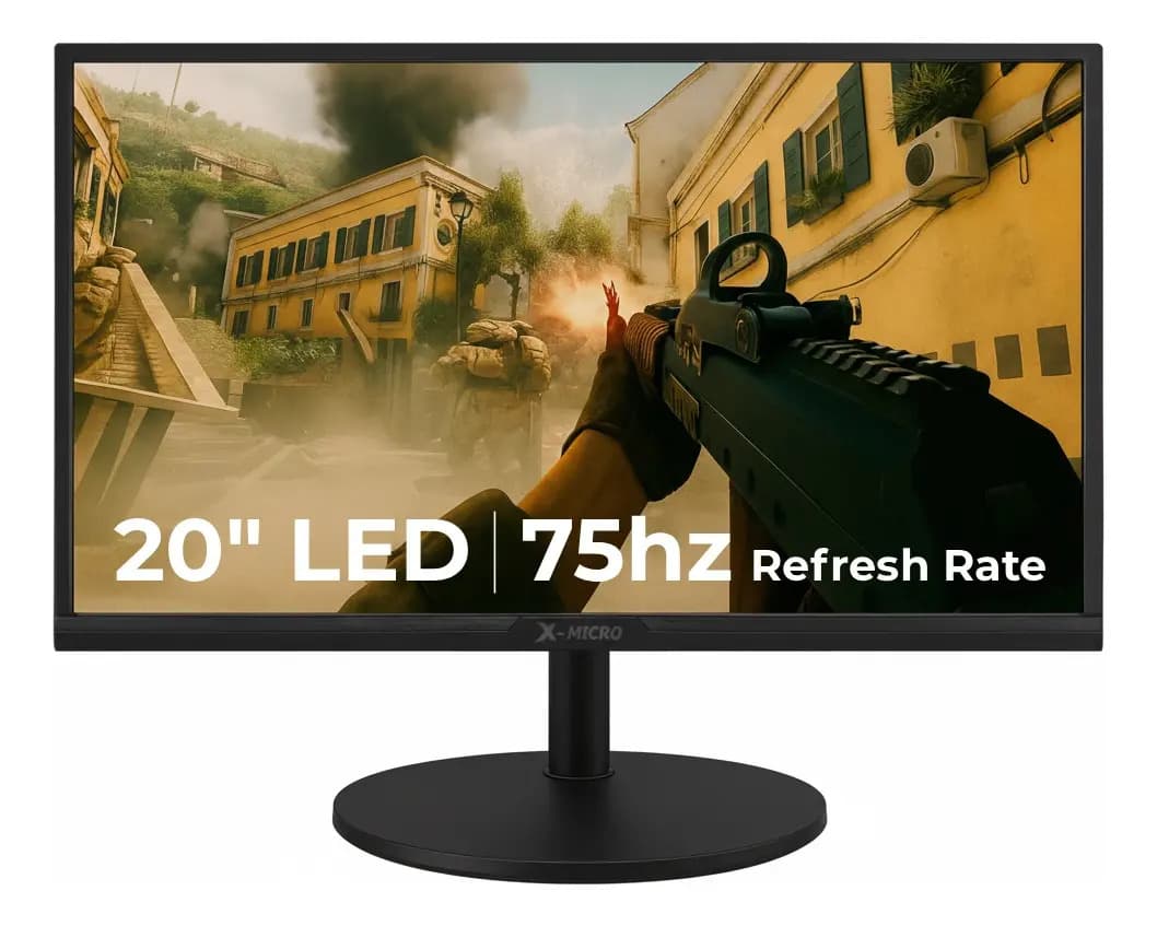 Monitor Gamer 20 X-micro Hdmi Vga 75hz 5ms X20kn
